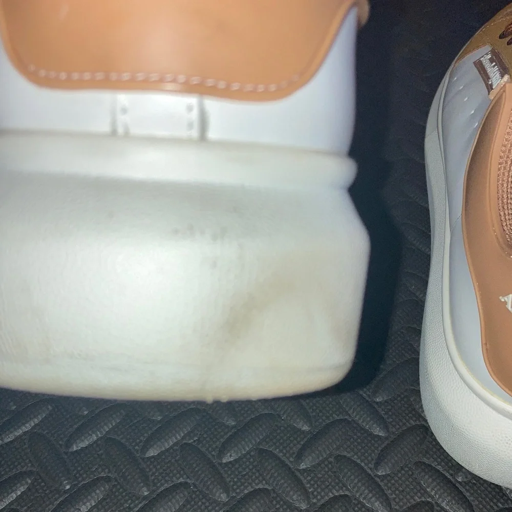 Alexander McQueen Men's Tan and White Sneakers - Picture 11 of 12
